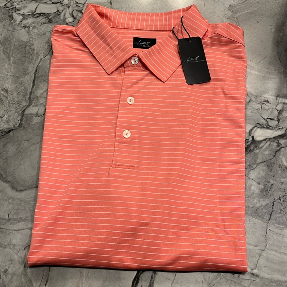 NWT! Greg Norman Shark Collection Golf Polo!